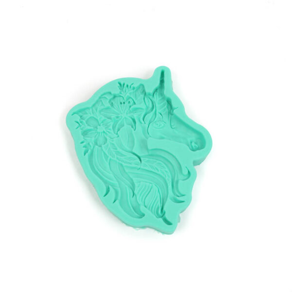 Floral Unicorn Silicone Mould