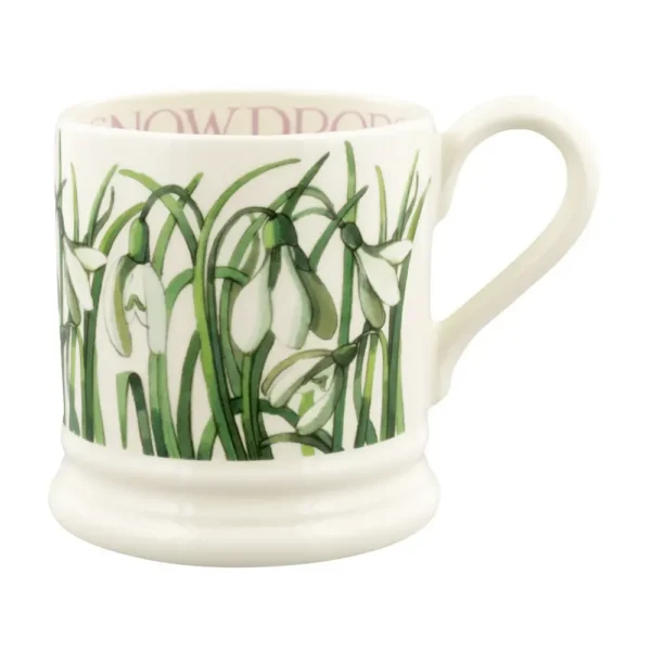 Emma Bridgewater Flowers Snowdrop 1/2 Pint Mug