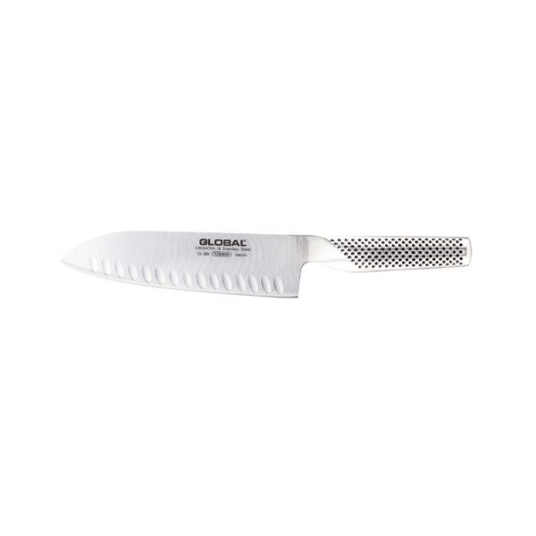 Global G-80 Santoku Knife 18cm Fluted