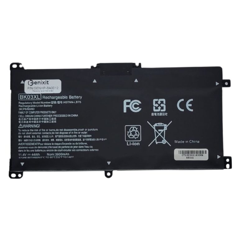 Compatible Battery for HP BK03XL, 3 Cell 41Wh Li-Polymer
