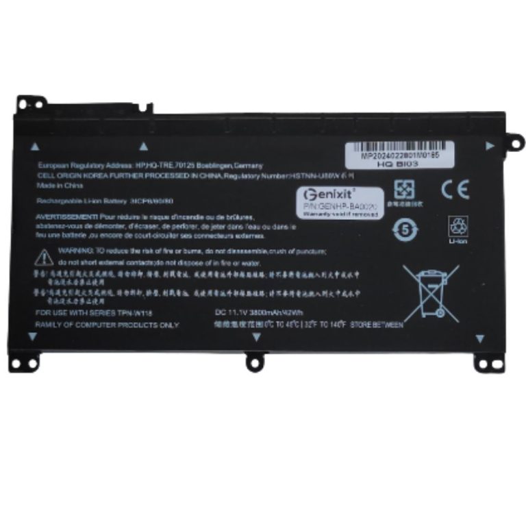 Compatible Battery for HP BI03XL, 3 Cell 42Wh Li-ion