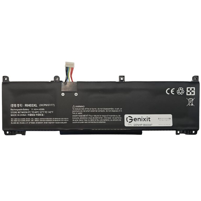 Compatible Battery for HP RH03XL, 3 Cell Battery 45Wh Li-Polymer