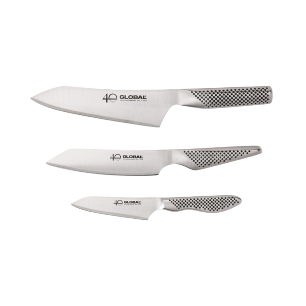 Global 40th Anniversary 3 Piece Knife Set