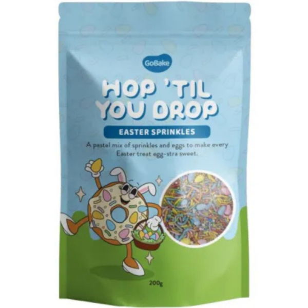 GoBake Easter Sprinkles Hop Til You Drop 200g