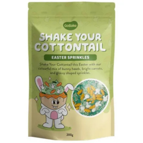 GoBake Easter Sprinkles Shake Your Cottontail 200g