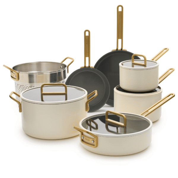 GreenPan Stanley Tucci™ Ceramic Non-Stick 11-Piece Cookware Set Carrara White