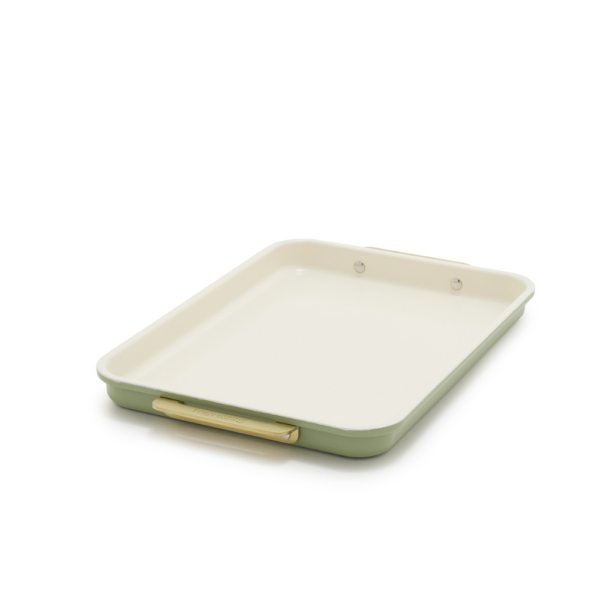 GreenPan Reserve Bakeware Cookie Sheet with Handles Sage 30cm