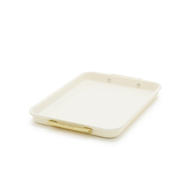 GreenPan Reserve Bakeware Cookie Sheet with Handles Cream 30cm