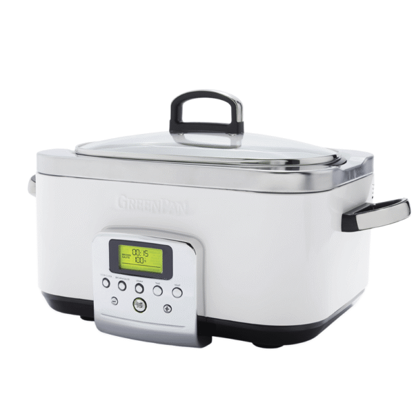 GreenPan Slow Cooker 6L Cloud Cream