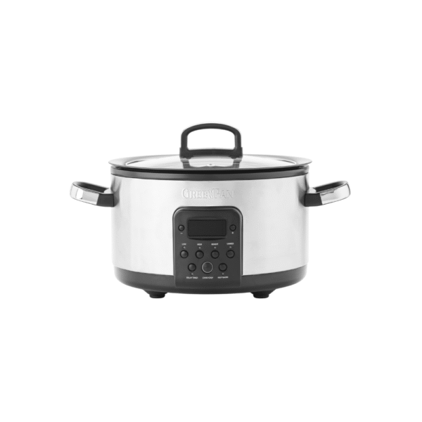 GreenPan Bistro Slow Cooker 3.7L Stainless Steel