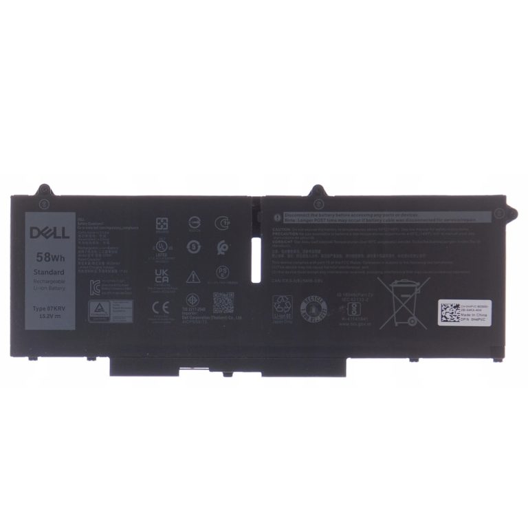 Original Dell Battery PRI, 58WHR, 4C, LITH, BYD, REN