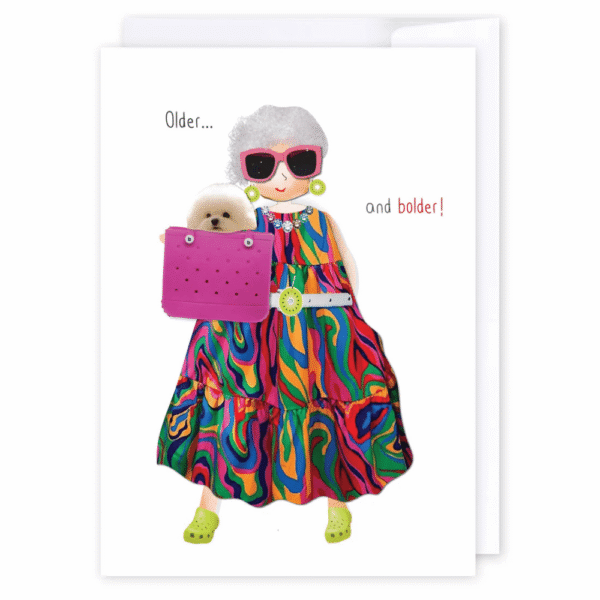 i candy Card Birthday – Older and bolder!