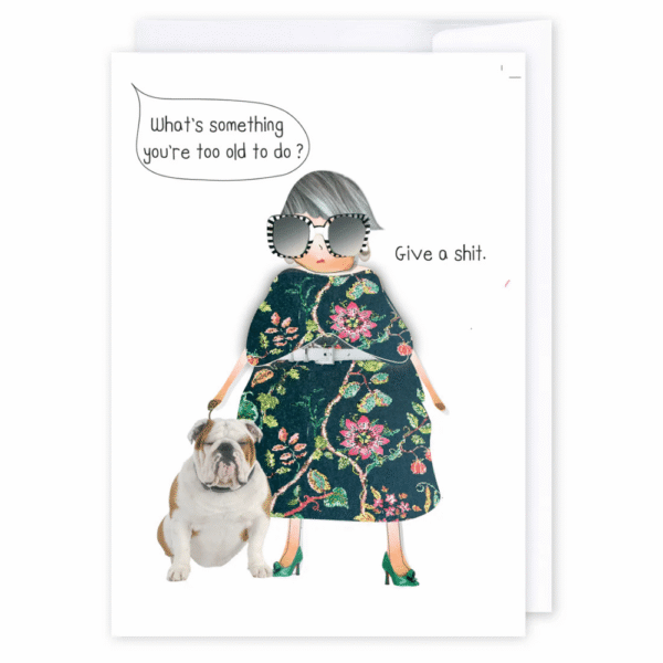 i candy Card Birthday – Give a shit