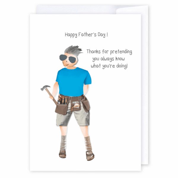 i candy Card Father’s – Thanks for pretending Dad