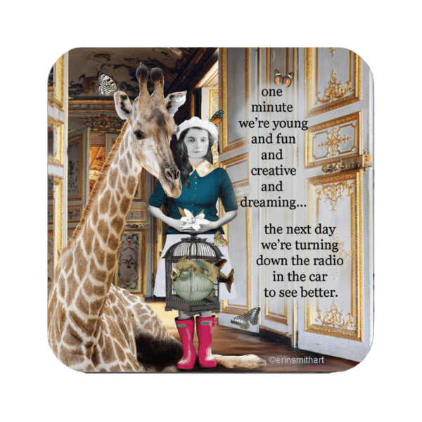 High Cotton Gifts Coaster One Minute We’re Younger