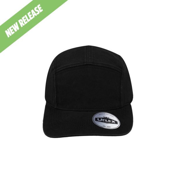 U22505 UFlex Washed Cotton 5 Panel Cap