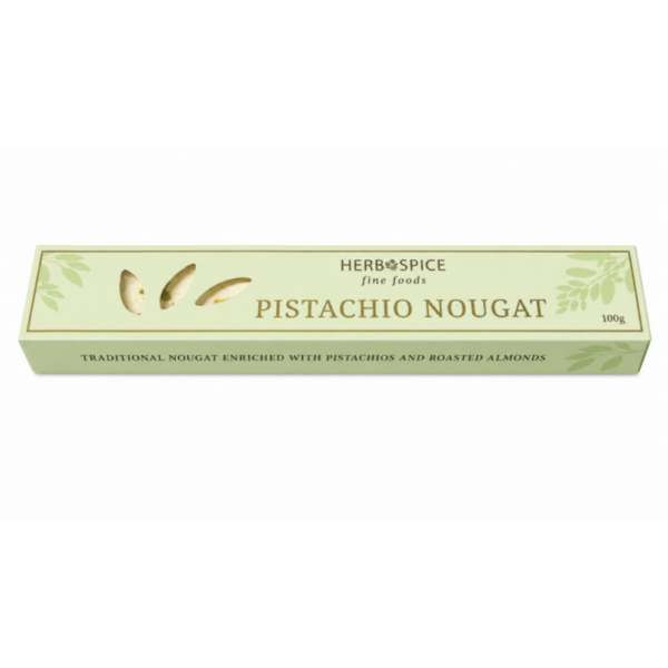 Herb Spice Fine Foods Pistachio Nougat Bar 100g