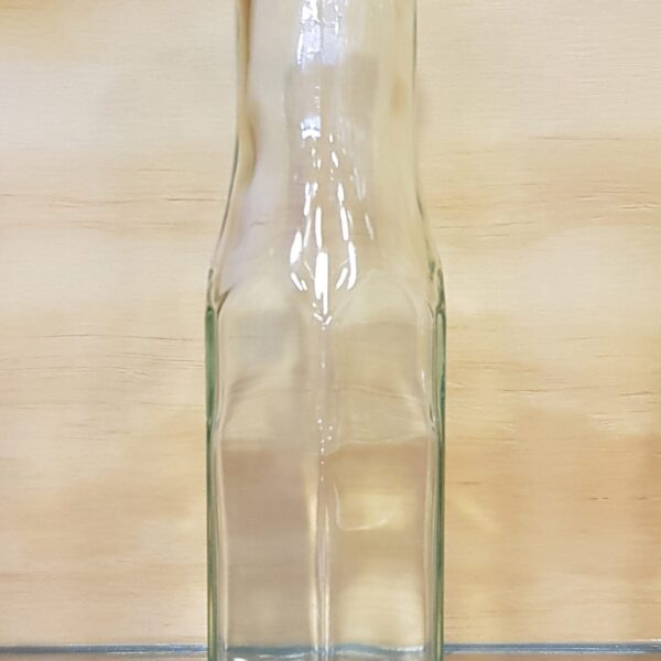 Hexagonal Glass Sauce Bottle 250ml