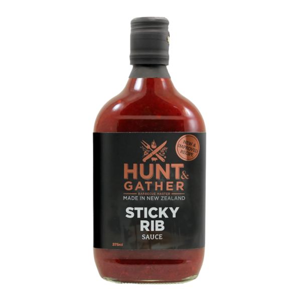 Hunt & Gather Sticky Rib BBQ Sauce 375ml