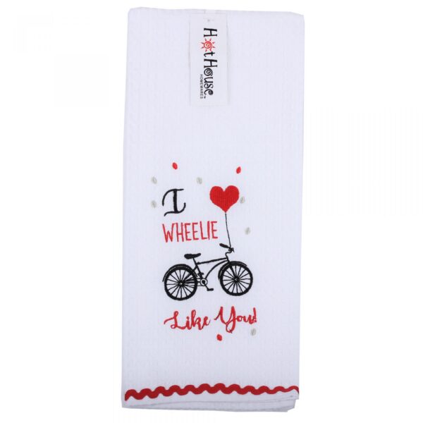 Hot House I Wheelie Like You Tea Towel
