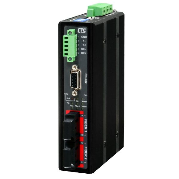 Serial To Fibre Daisy Chain Media Converter 2km.