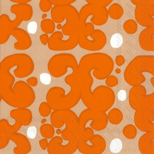 IHR Lunch Napkin Marimekko Keidas Orange