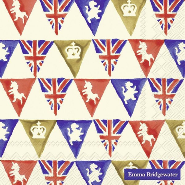 IHR Lunch Napkin Emma Bridgewater Union Jack Bunting
