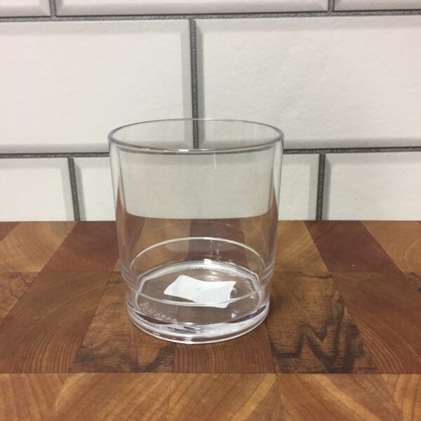 Polycarbonate Spirit Glass Stackable Clear 266ml