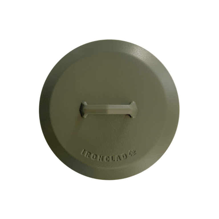 Ironclad Satin Enamel Legacy Lid Olive Leaf 28cm