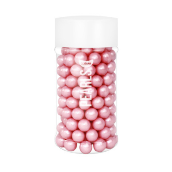 GoBake Sugar Pearls Pink 80g