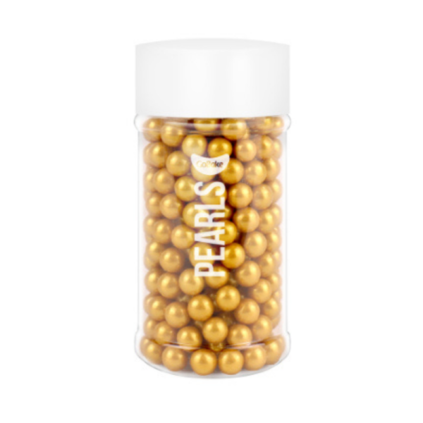 GoBake Sugar Pearls Gold 80g