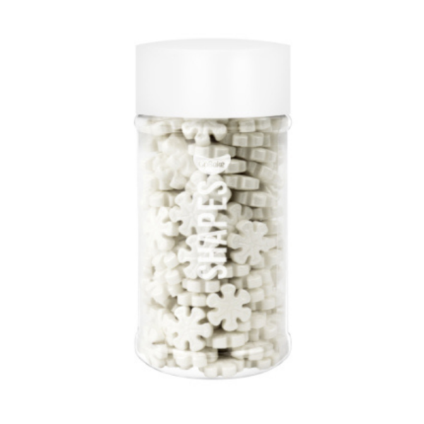 GoBake Shapes Snowflakes Pearl White Sprinkles 70g