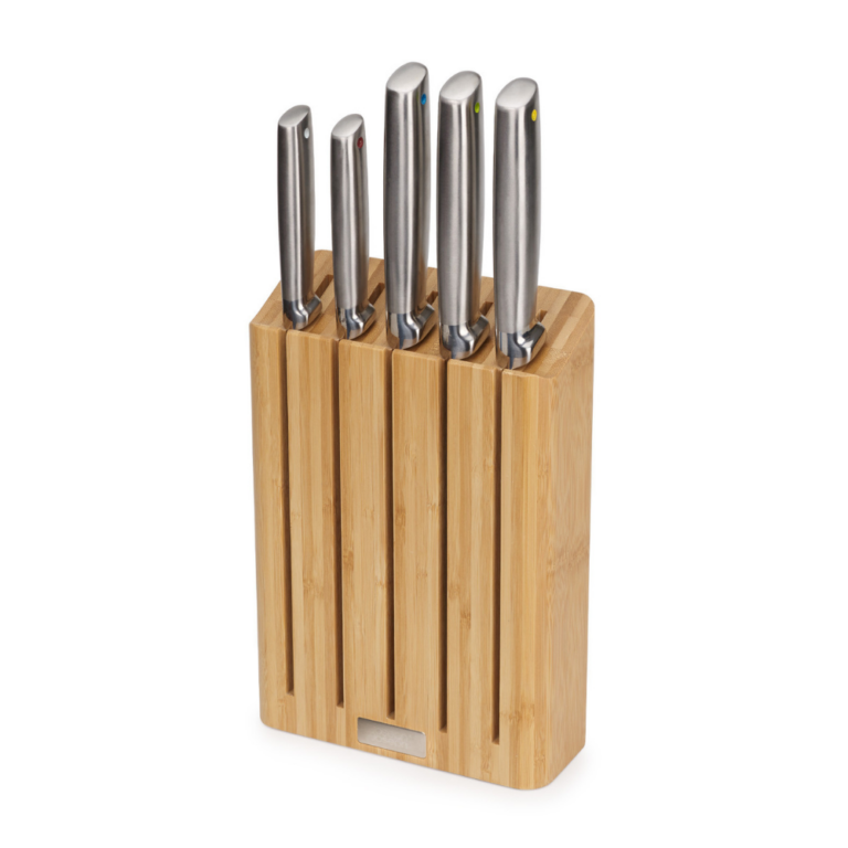 Joseph Joseph Elevate Bamboo 6 Piece Knife Block Set