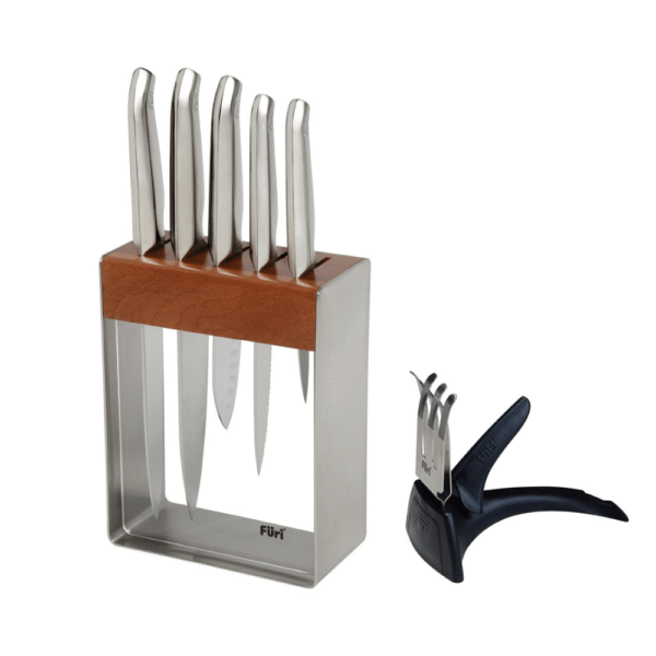 Füri Pro 7 Piece Stainless Steel Knife Block Set