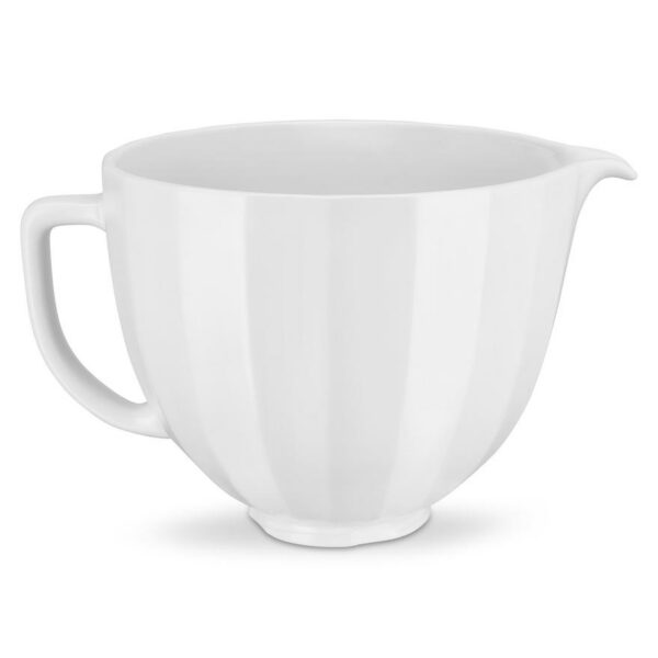 KitchenAid White Shell Ceramic Bowl