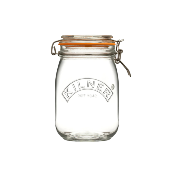 Kilner Clip Top Round Jar 1L
