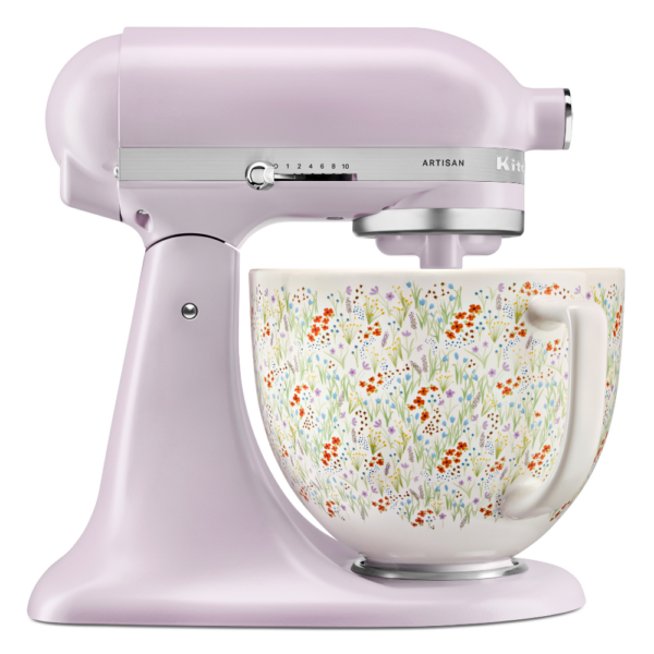 KitchenAid KSM156 Stand Mixer with Wildflower Ceramic Bowl