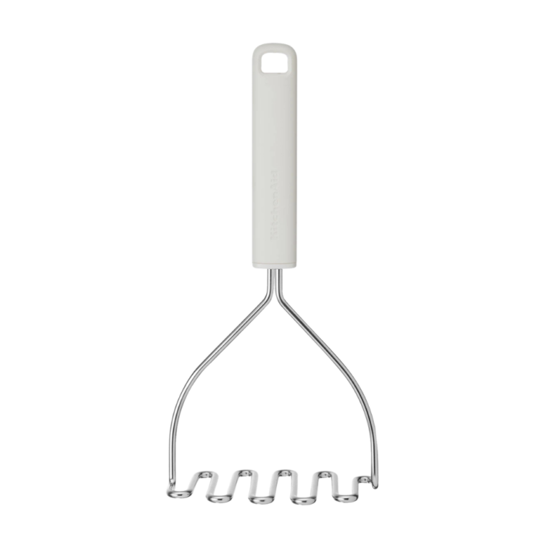 KitchenAid Wire Potato Masher Porcelain White 25.5cm