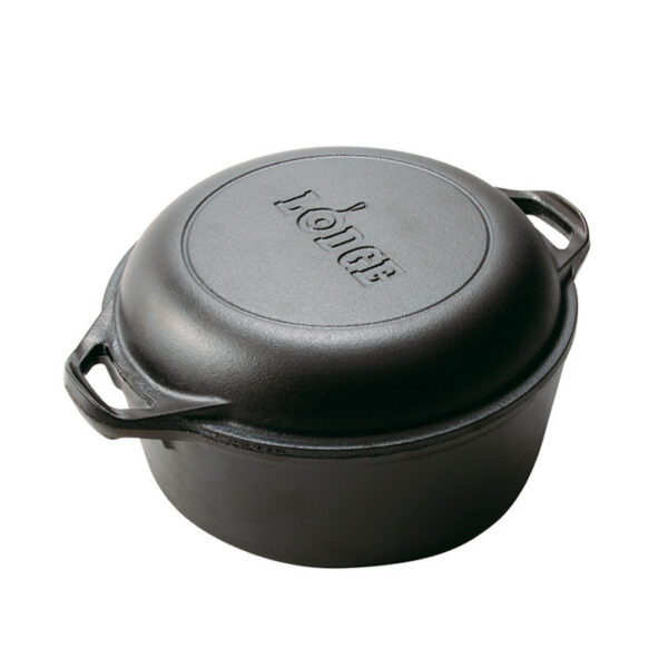 Lodge Cast Iron Double Dutch Oven 26cm 4.7L