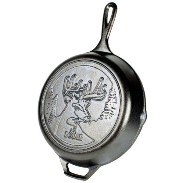 Lodge Cast Iron Skillet Wildlife Deer 26cm