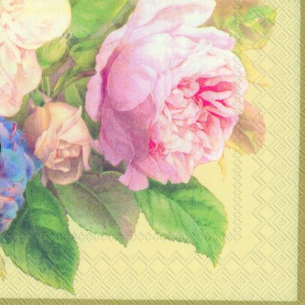 IHR Lunch Napkin Fairy Rose Cream