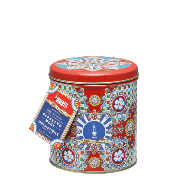 Bialetti Dolce&Gabbana Carretto Siciliano Perfetto Moka Irresistibile Coffee & Tin Set