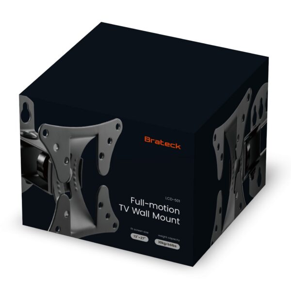 13''-27'' Monitor wall mount Pivot tilt & swivel Supports VESA