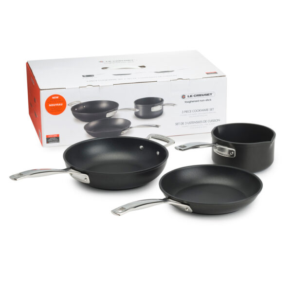 Le Creuset Toughened Non-Stick 3-Piece Cookware Set