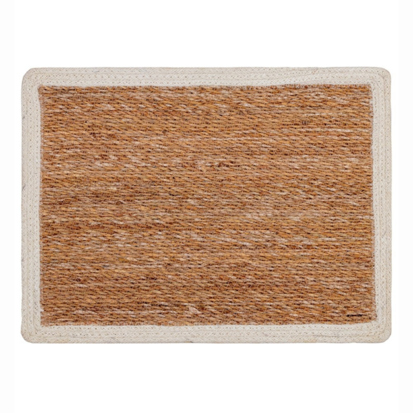 Linens & More Rectangle Placemat White Border 40x30cm