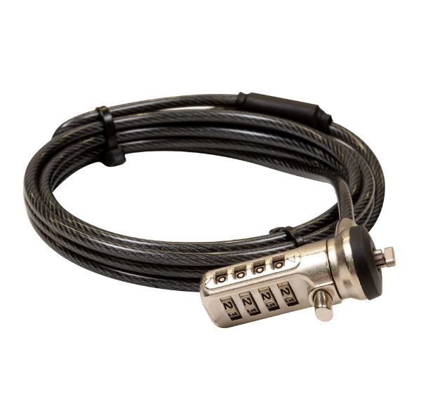 2m Locking Security Cable for use w/ Kensington Security Slot. Easy to Instal