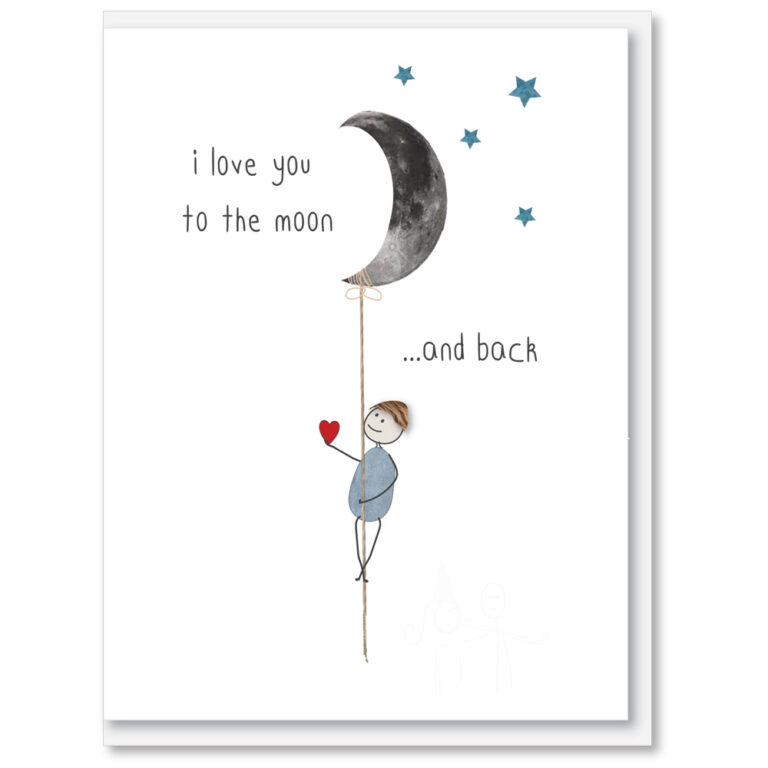 i candy Card Love – I love you to the moon and back