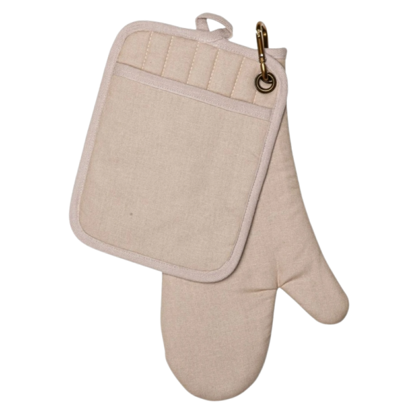 Ladelle Austin Stone Pot Holder & Oven Mitt Set