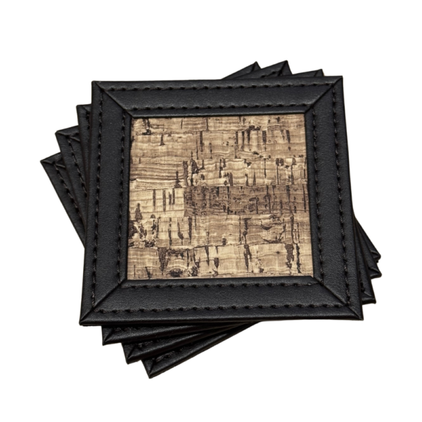 Ladelle Dine Cork Coaster 10cm Set of 4