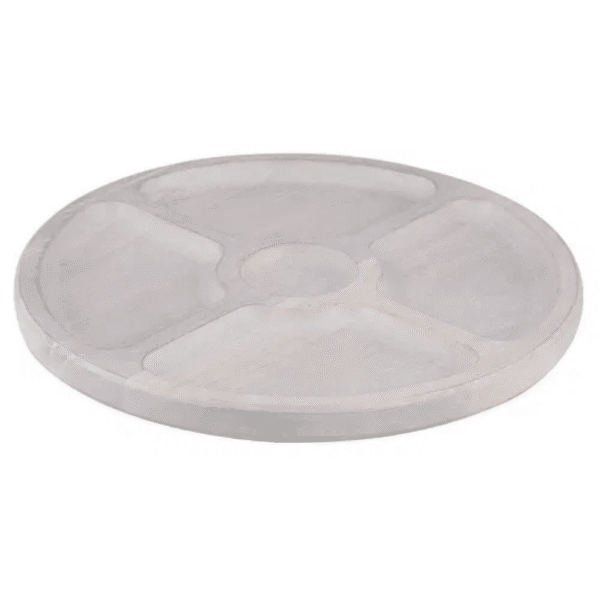 Ladelle Hampton Round Sectional Platter